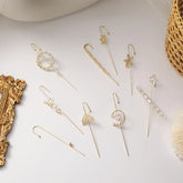 Pendientes de cristal brillante